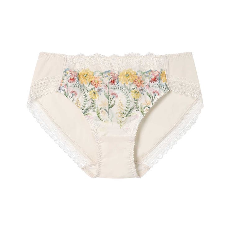 ライトベージュ | Steppe Flower ショーツ JF2266  | une nana cool