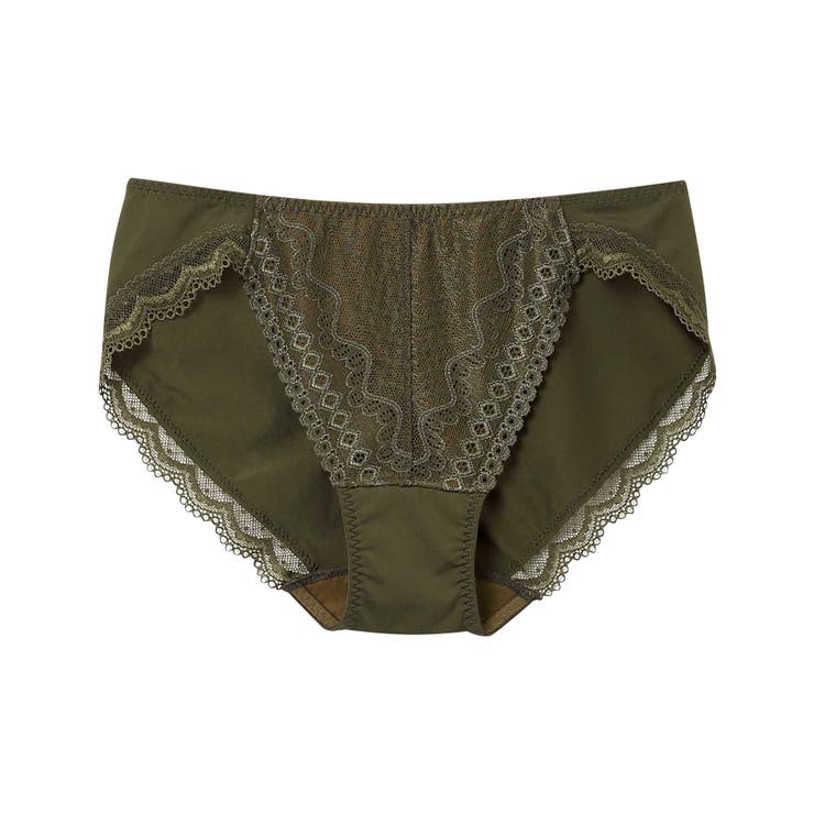 ダークグリーン | 364ブラ レース ショーツ JF2500 | une nana cool
