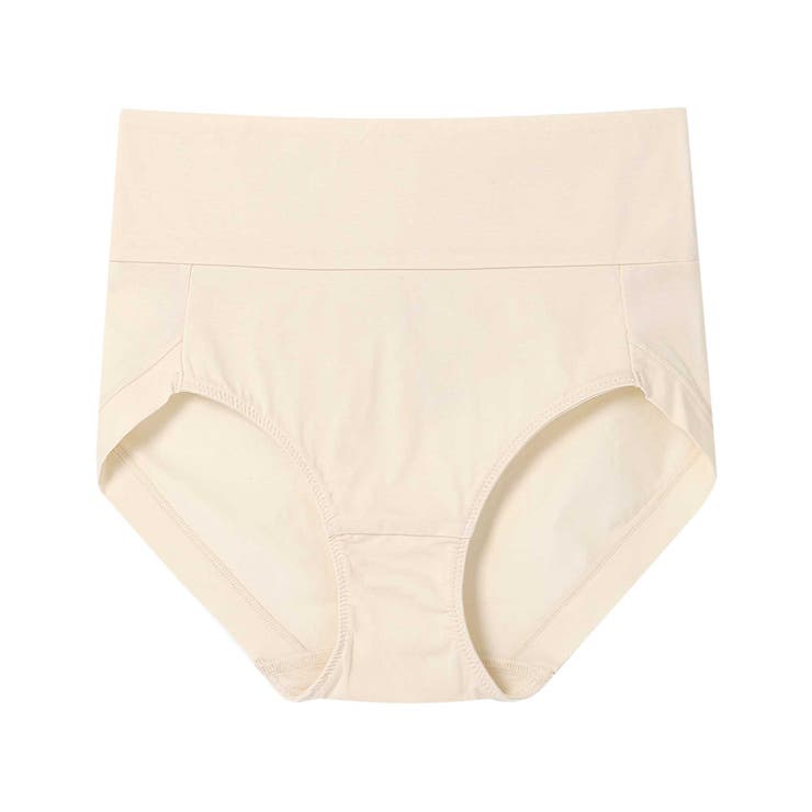 ベージュ | 364コットン ハイウエストショーツ JF2731 | une nana cool