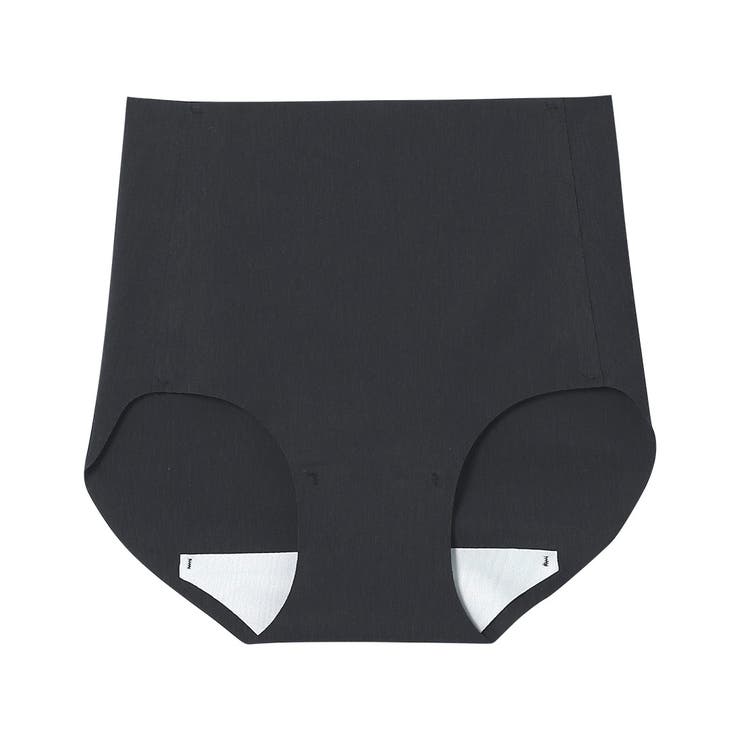 ブラック | 汗消臭 綿混 フラット仕上げ ショーツ JF3110 | une nana cool