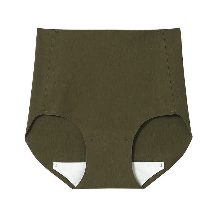 オリーブ | 汗消臭 綿混 フラット仕上げ ショーツ JF3110 | une nana cool
