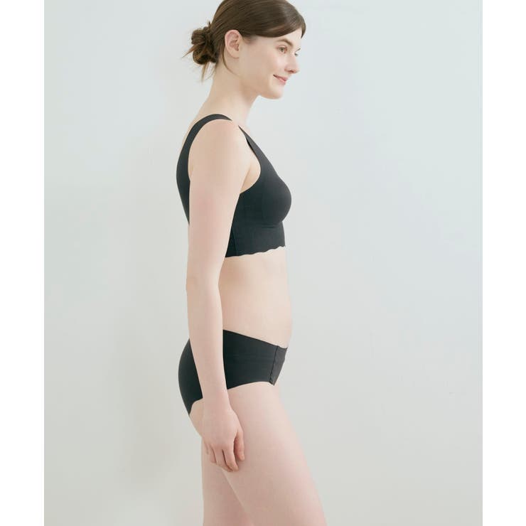 汗消臭 綿混フラット仕上げ ノンワイヤーブラ LB1079 | une nana cool | 詳細画像19 