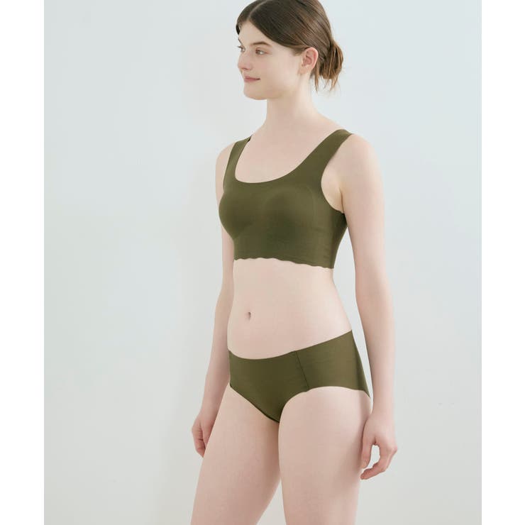 汗消臭 綿混フラット仕上げ ノンワイヤーブラ LB1079 | une nana cool | 詳細画像20 