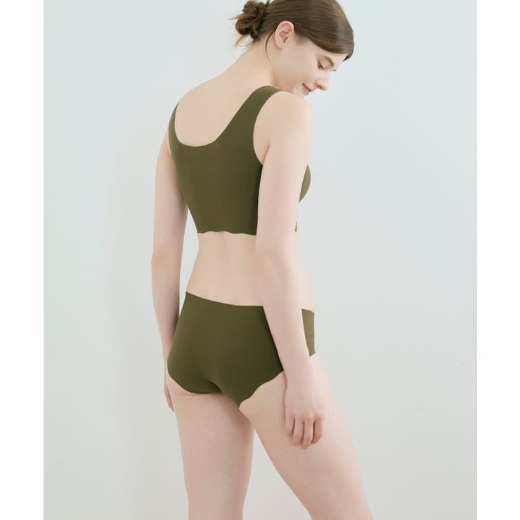 汗消臭 綿混フラット仕上げ ノンワイヤーブラ LB1079 | une nana cool | 詳細画像21 