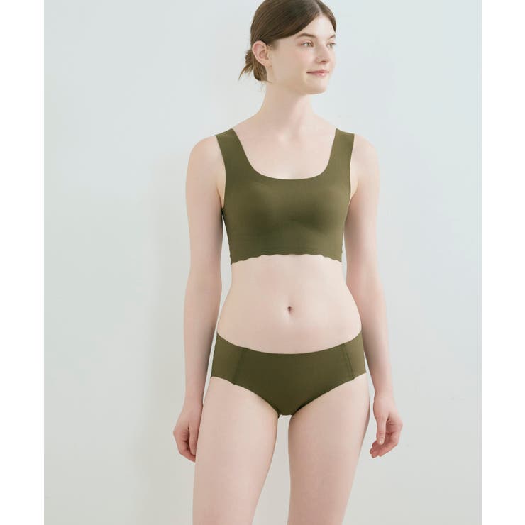 汗消臭 綿混フラット仕上げ ノンワイヤーブラ LB1079 | une nana cool | 詳細画像22 