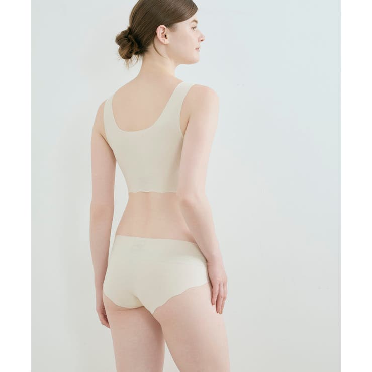 汗消臭 綿混フラット仕上げ ノンワイヤーブラ LB1079 | une nana cool | 詳細画像3 