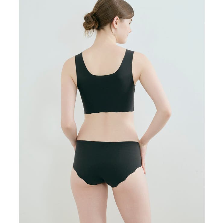 汗消臭 綿混フラット仕上げ ノンワイヤーブラ LB1079 | une nana cool | 詳細画像6 