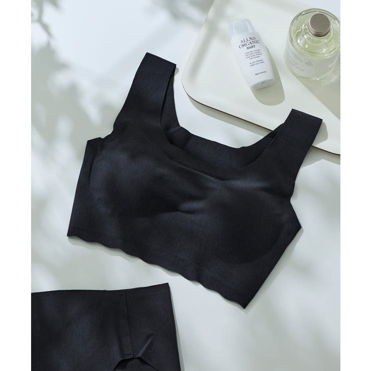 汗消臭 綿混フラット仕上げ ノンワイヤーブラ LB1079 | une nana cool | 詳細画像9 