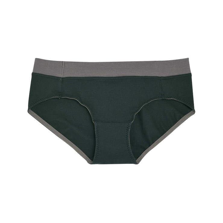 ブラック | 綿ベア天竺 カラーブロッキング ショーツ LF1073 | une nana cool