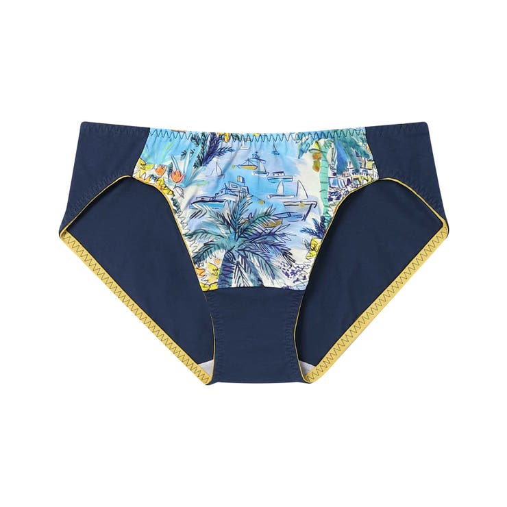 ネイビー | MADE WITH LIBERTY FABRIC ショーツ LF1080 | une nana cool