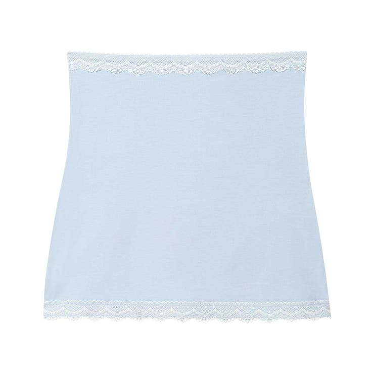 綿混薄手ハラマキ ライトブルー Mサイズ LF4032 | une nana cool | 詳細画像1 