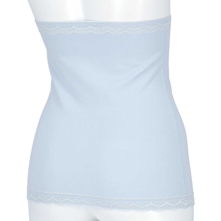 綿混薄手ハラマキ ライトブルー Mサイズ LF4032 | une nana cool | 詳細画像2 