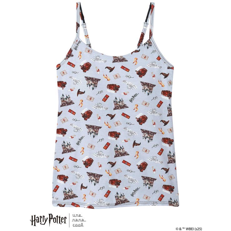 グレー | 【ハリー・ポッターコラボ】カップ付きキャミソール LL2057 | une nana cool