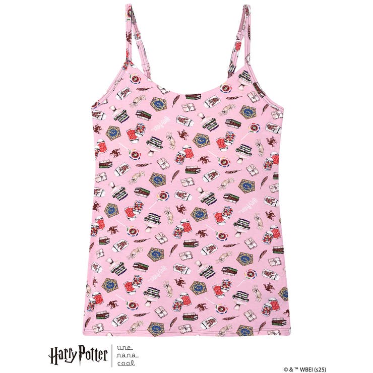 ピンク | 【ハリー・ポッターコラボ】カップ付きキャミソール LL2057 | une nana cool