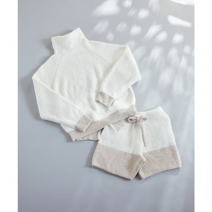 カラーブロッキング タートルネックプルオーバー LP4700 | une nana cool | 詳細画像2 