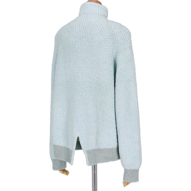 カラーブロッキング タートルネックプルオーバー LP4700 | une nana cool | 詳細画像3 