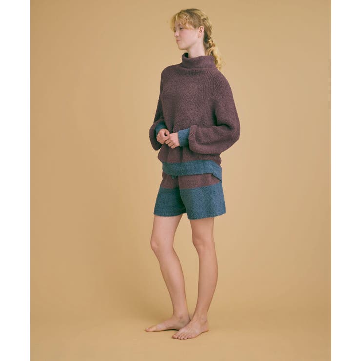 カラーブロッキング タートルネックプルオーバー LP4706 | une nana cool | 詳細画像12 