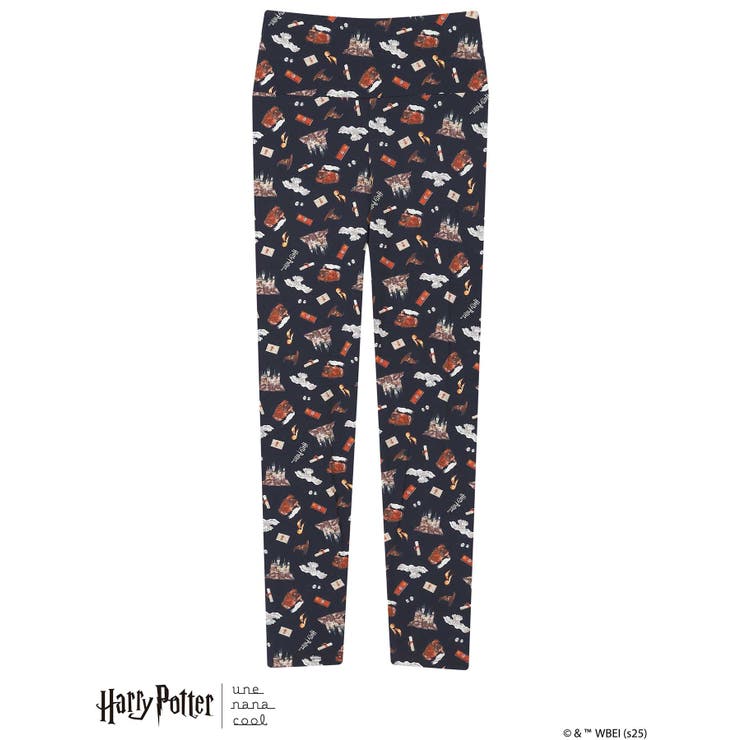 ネイビー | 【ハリー・ポッターコラボ】ハラマキ付きレギンス LP5157 | une nana cool