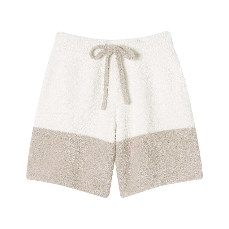 アイボリー | カラーブロッキング ショートパンツ LP5701 | une nana cool