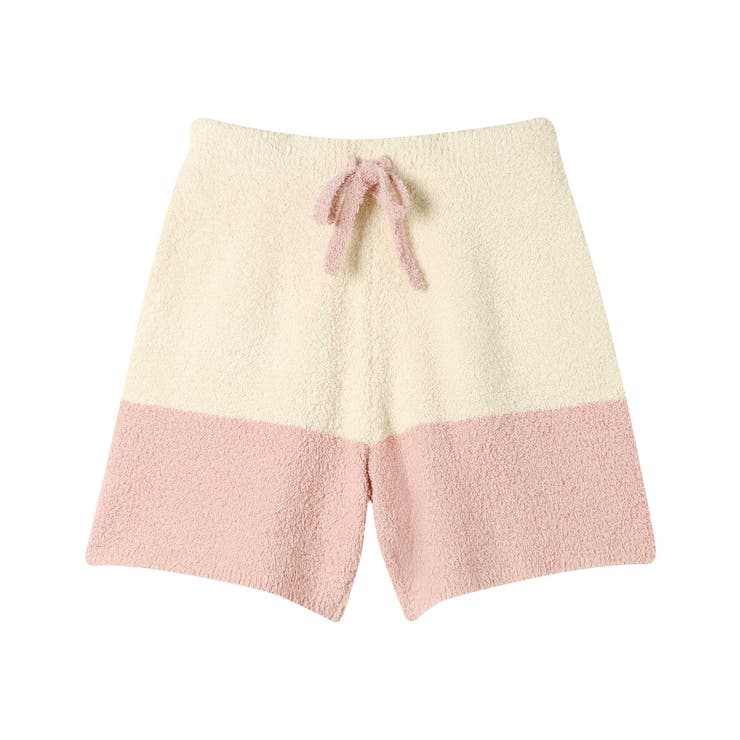 クリーム | カラーブロッキング ショートパンツ LP5705 | une nana cool