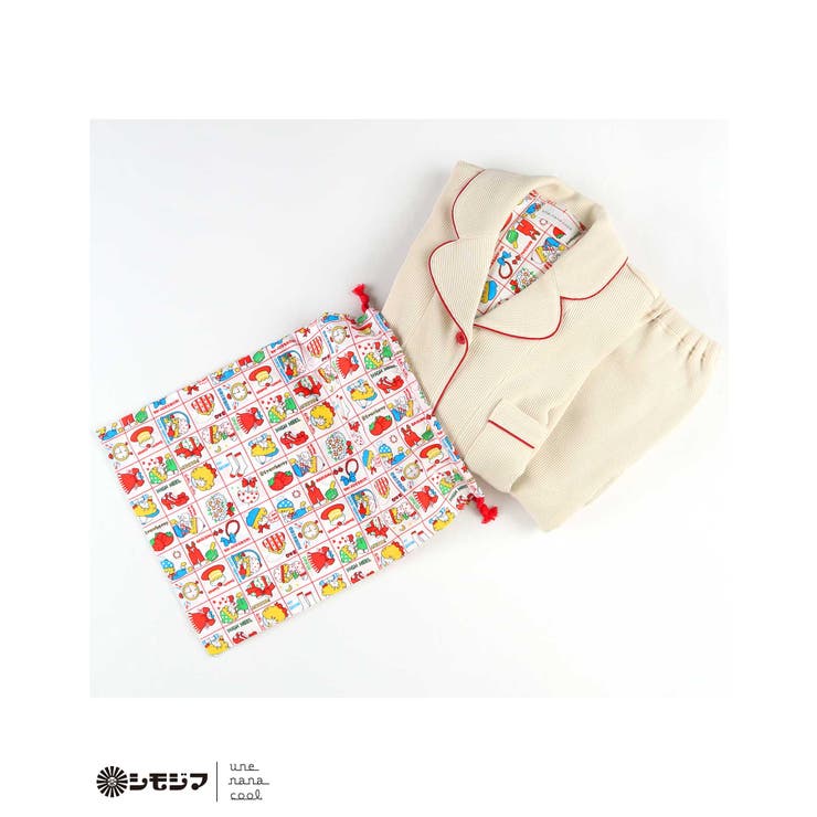 MADE WITH シモジマ 【綿100%】開襟ワッフルパジャマ LP6203 | une nana cool | 詳細画像14 