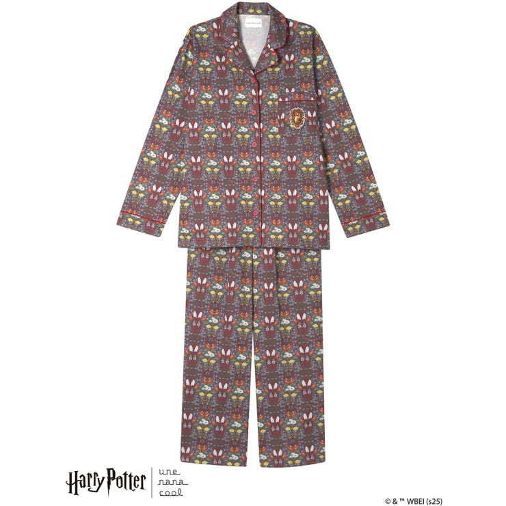 【ハリー・ポッターコラボ】【綿100%】開襟パジャマ LP6204 | une nana cool | 詳細画像10 