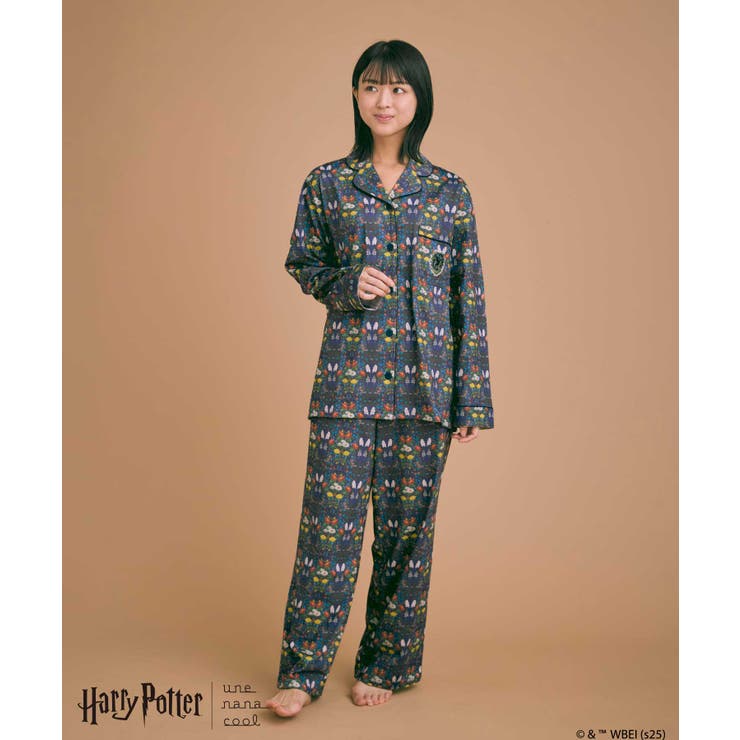 【ハリー・ポッターコラボ】【綿100%】開襟パジャマ LP6204 | une nana cool | 詳細画像2 