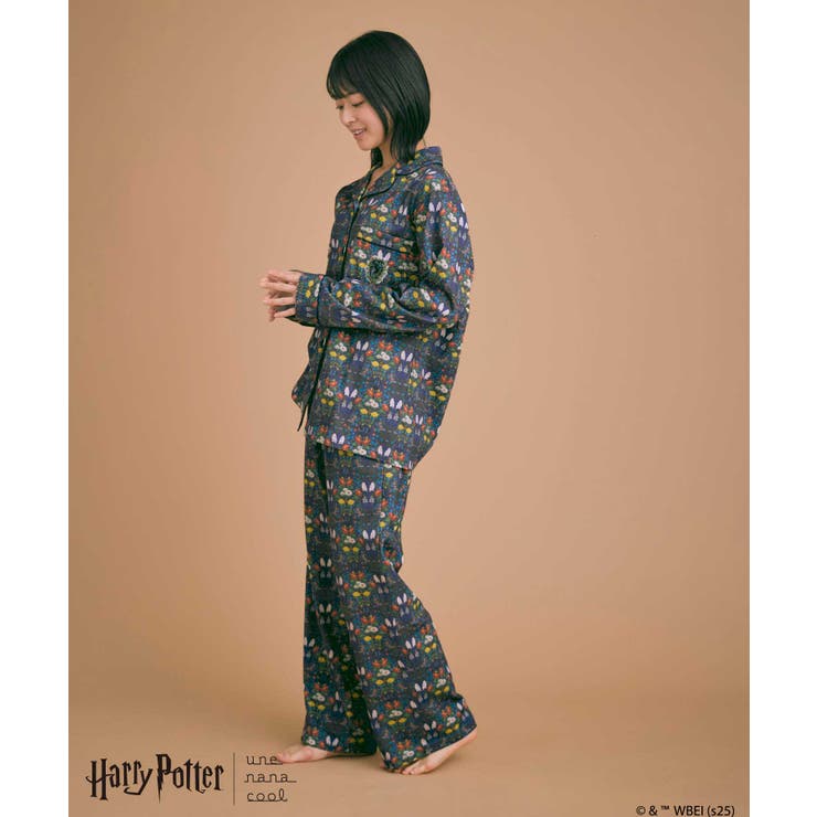 【ハリー・ポッターコラボ】【綿100%】開襟パジャマ LP6204 | une nana cool | 詳細画像3 