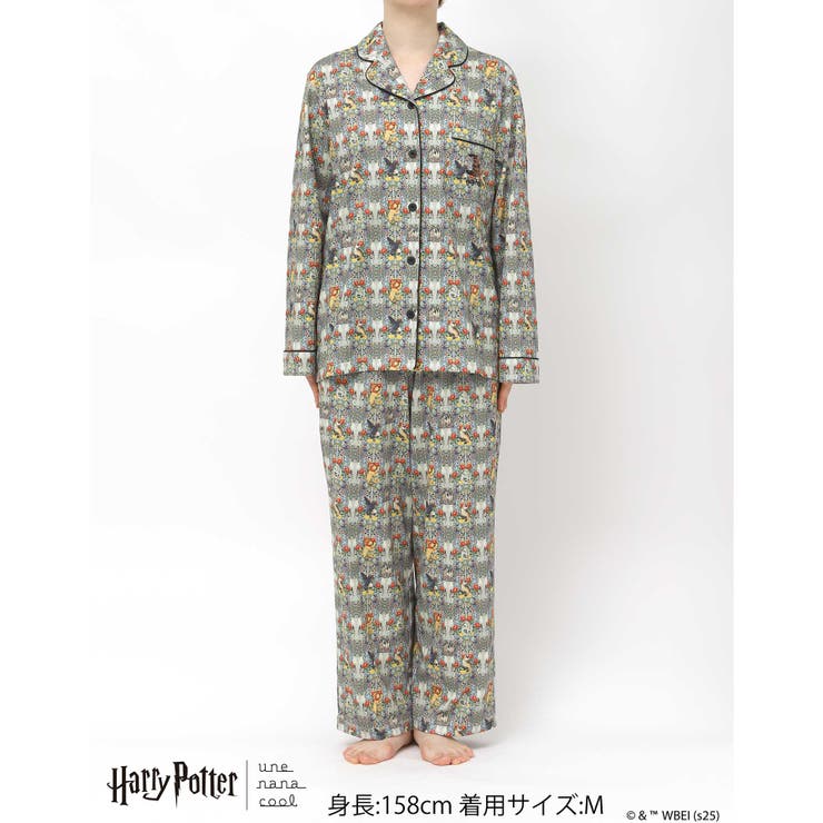 【ハリー・ポッターコラボ】【綿100%】開襟パジャマ LP6204 | une nana cool | 詳細画像30 