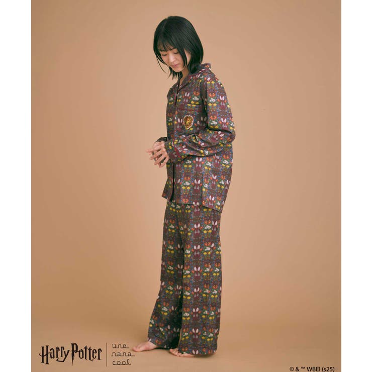【ハリー・ポッターコラボ】【綿100%】開襟パジャマ LP6204 | une nana cool | 詳細画像8 