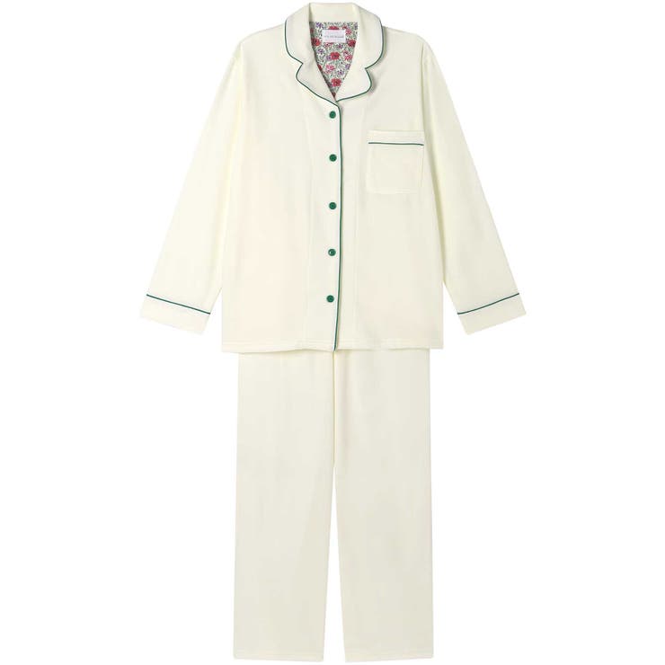 アイボリー | なめらかパイルパジャマ MADE WITH | une nana cool