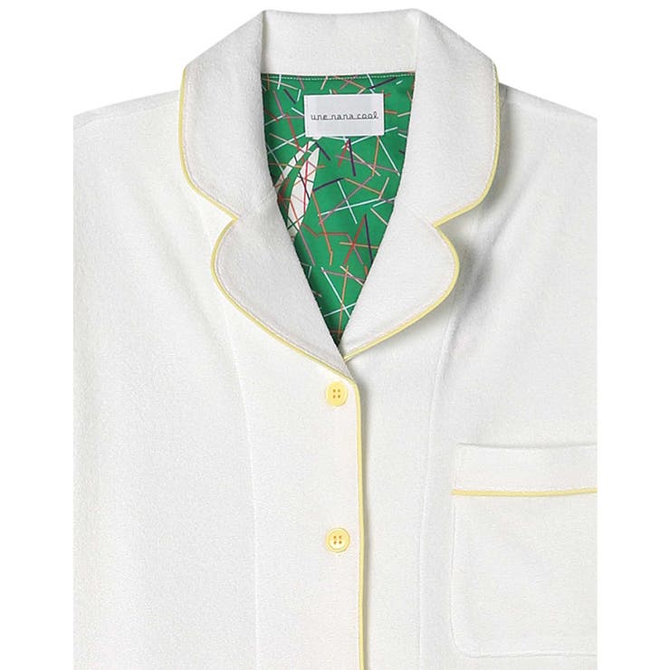 【綿混】コットンパイルパジャマ MADE WITH | une nana cool | 詳細画像16 