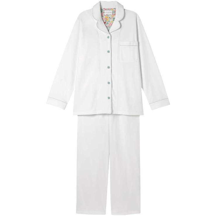 ホワイト | 【綿混】32 CM天竺パジャマ MADE | une nana cool