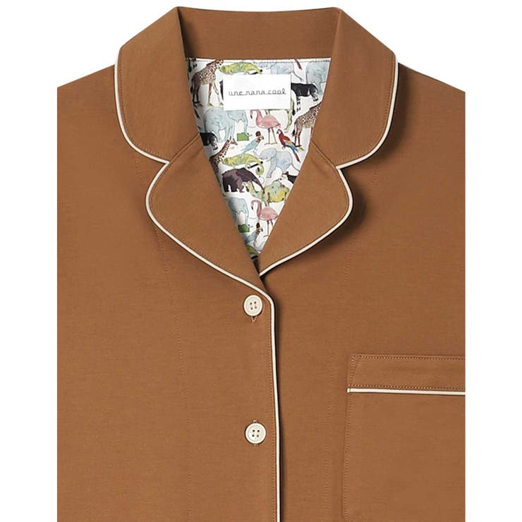 【綿100%】72 2 メガハイゲージパジャマ | une nana cool | 詳細画像6 