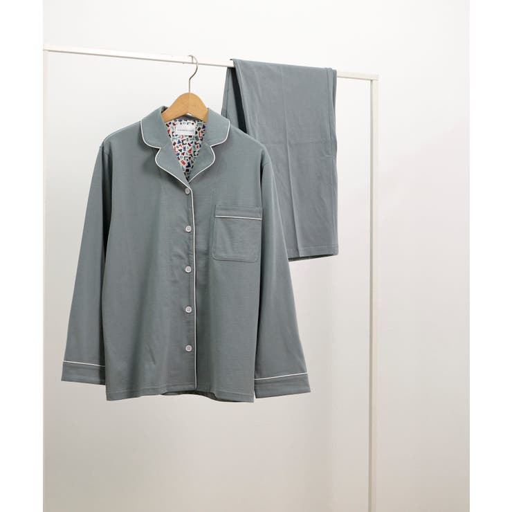 【綿100%】なめらかハイゲージ天竺パジャマ MADE WITH | une nana cool | 詳細画像11 