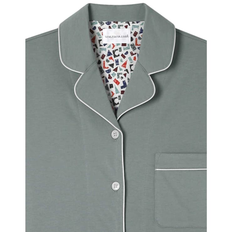 【綿100%】なめらかハイゲージ天竺パジャマ MADE WITH | une nana cool | 詳細画像13 