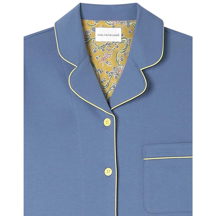 【綿100%】なめらかハイゲージ天竺パジャマ MADE WITH | une nana cool | 詳細画像17 