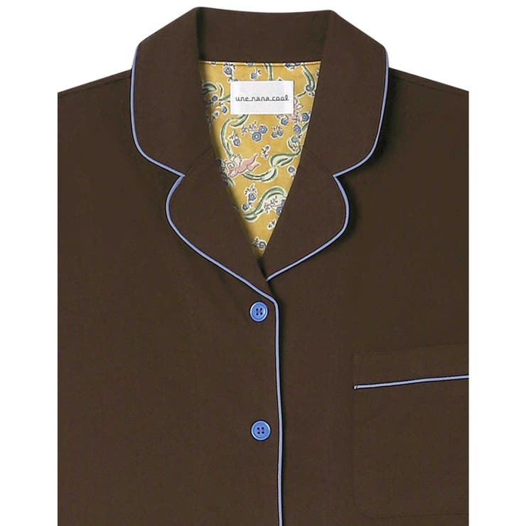 【綿100%】なめらかハイゲージ天竺パジャマ MADE WITH | une nana cool | 詳細画像18 