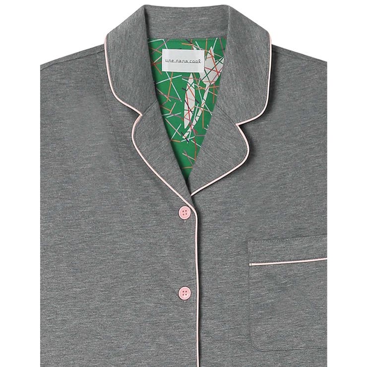 【綿100%】なめらかハイゲージ天竺パジャマ MADE WITH | une nana cool | 詳細画像19 