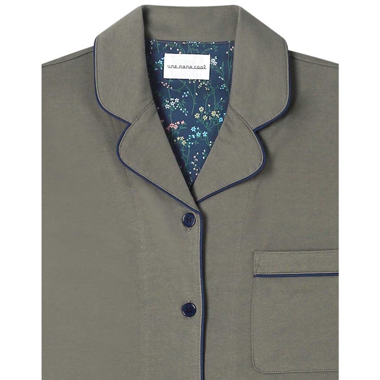 【綿100%】なめらかハイゲージ天竺パジャマ MADE WITH | une nana cool | 詳細画像20 