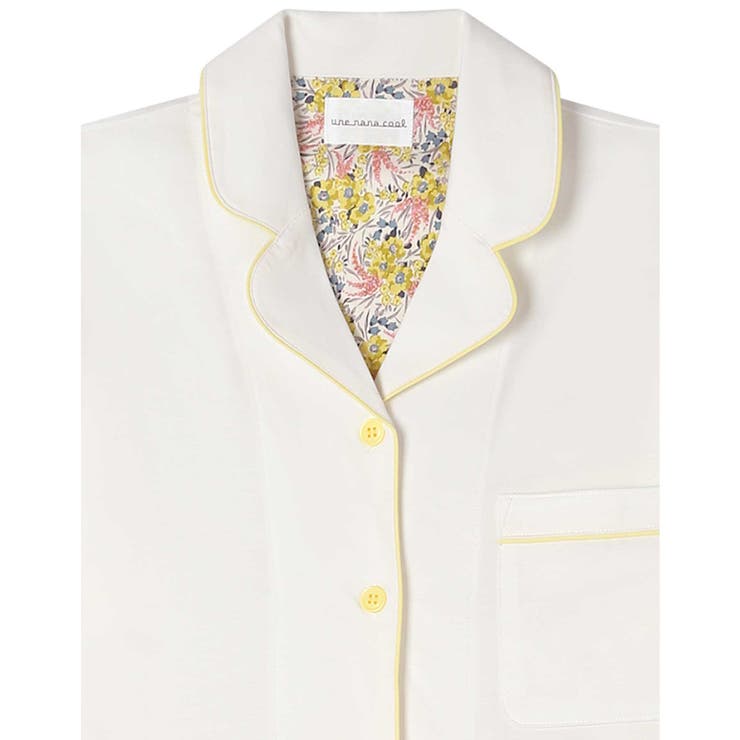 【綿100%】なめらかハイゲージ天竺パジャマ MADE WITH | une nana cool | 詳細画像21 