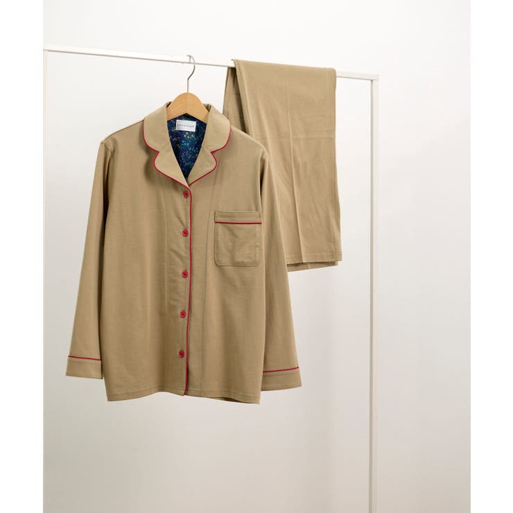 【綿100%】なめらかハイゲージ天竺パジャマ MADE WITH | une nana cool | 詳細画像9 