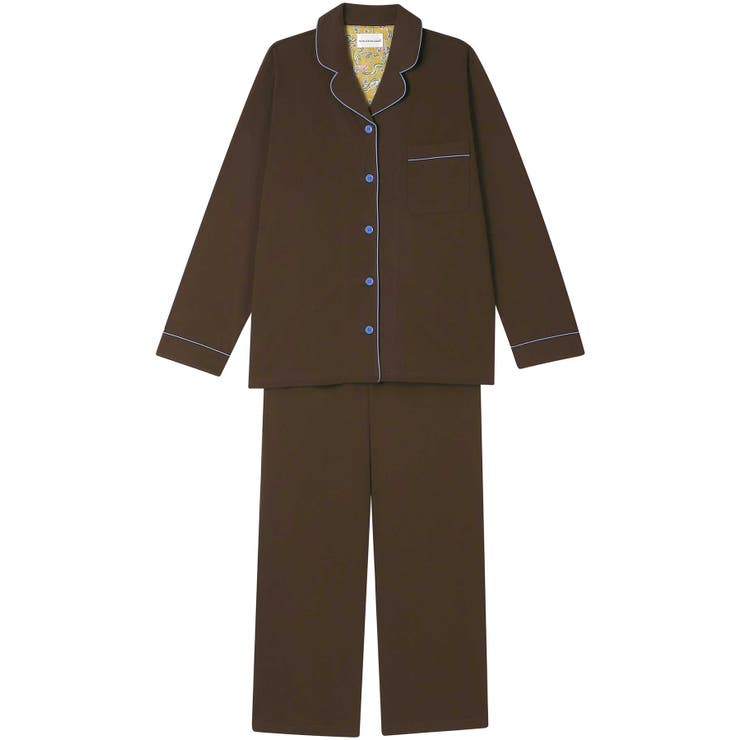 チョコ | 【綿100%】なめらかハイゲージ天竺パジャマ MADE WITH | une nana cool