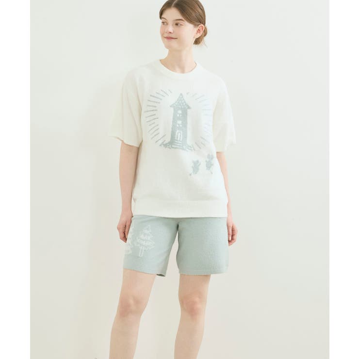 【ムーミンコラボ】 なめらかふわふわプルオーバー&ハーフパンツセット LP670… | une nana cool | 詳細画像5 