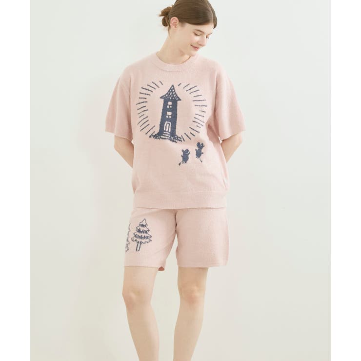 シャーベット | 【ムーミンコラボ】 なめらかふわふわプルオーバー&ハーフパンツセット LP670… | une nana cool