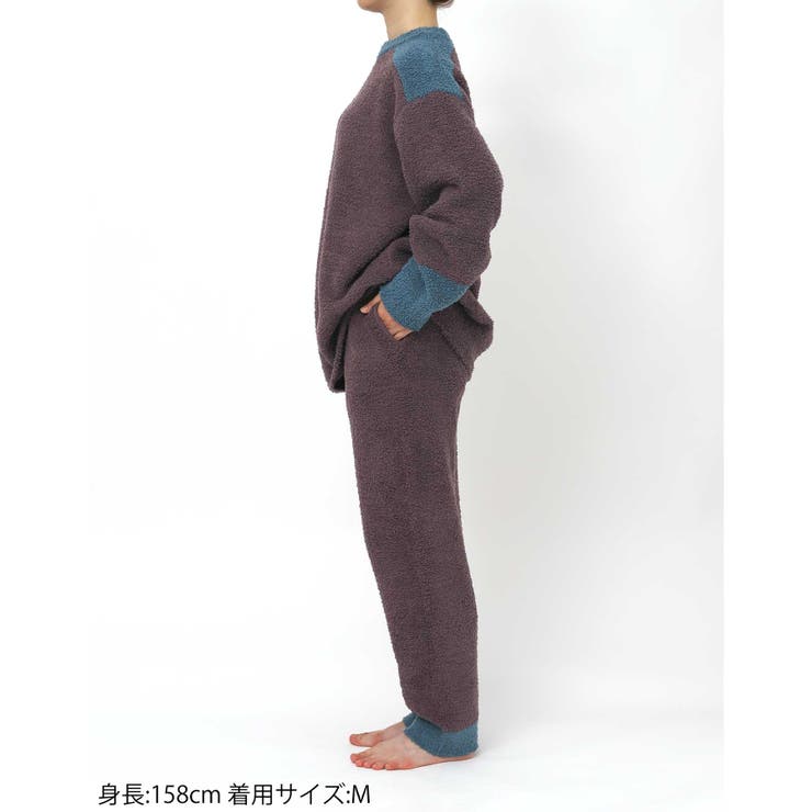 カラーブロッキング プルオーバー＆ロングパンツセット LP6710 | une nana cool | 詳細画像7 