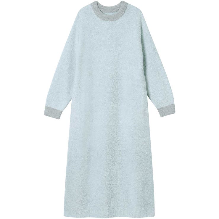 サックスブルー | カラーブロッキング ワンピース LP7701 | une nana cool