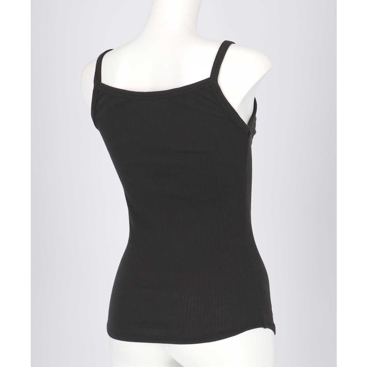 綿100% リブ編みコットン キャミソール LS0100 | une nana cool | 詳細画像2 