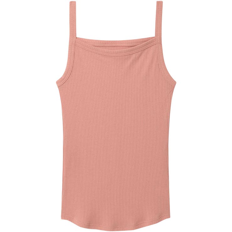 綿100% リブ編みコットン キャミソール LS0100 | une nana cool | 詳細画像6 