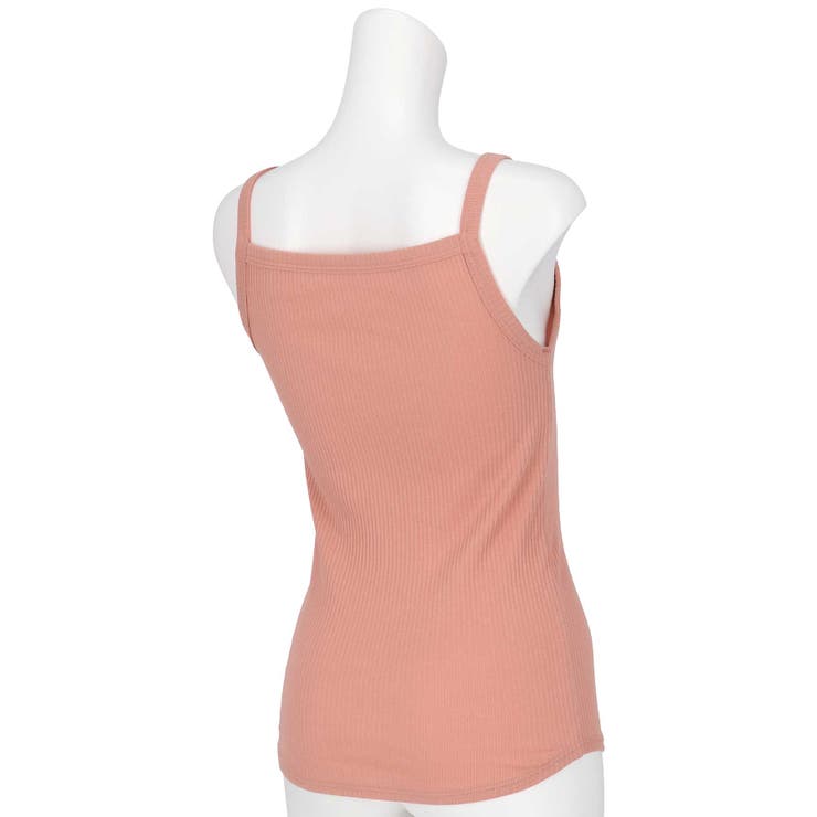 綿100% リブ編みコットン キャミソール LS0100 | une nana cool | 詳細画像7 